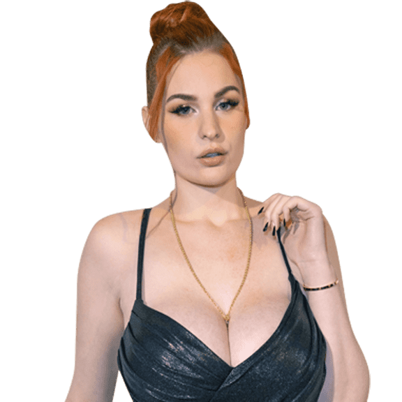 Abigaiil Morris (Black Dress) Half Body Buddy Cutout