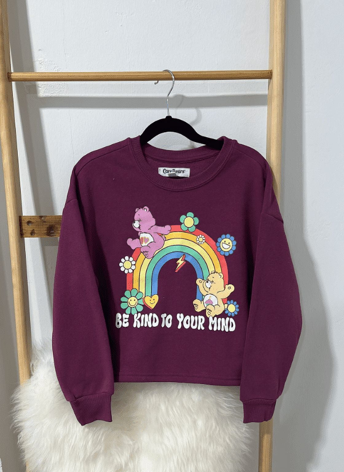 Girls Long Sleeve Licensed Care Bears Sweatshirt, Sizes 4/5 - 14/16P