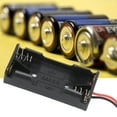 thumbnail image 4 of 10pcs AAA Battery Holder Battery Storage Containers Battery Power Case Plastic Box With Wire Probe For Various Electronic Applications, 4 of 8