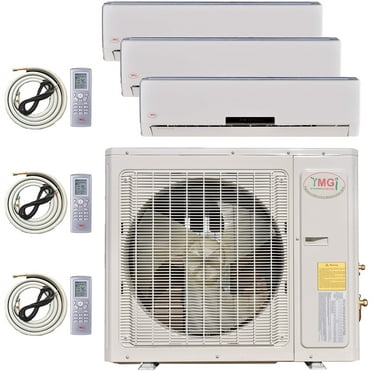 3 Zone Multi Zone Mini Split Ductless Air Conditioner Tri Zone 9000 9000 12000 BTU 21 Seer