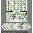 thumbnail image 3 of Inkdotpot Cactus and Succulent House Plants Theme Collection Double-Sided Scrapbook Paper Kit Cardstock 12"x12" Card Making Paper Pack With Sticker Sheet - 16 Pages - Multicolor, 3 of 4