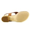thumbnail image 2 of Michael Michael Kors London  Womens Size 8 Brown Leather Thongs Sandals Shoes, 2 of 5