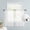 White, variant on Sage Green Sheer Kitchen Curtains 35 X 45 Inch Length 2 Panels Embroidered Leaf Pattern Short Curtains for Small Window Valance Tiers