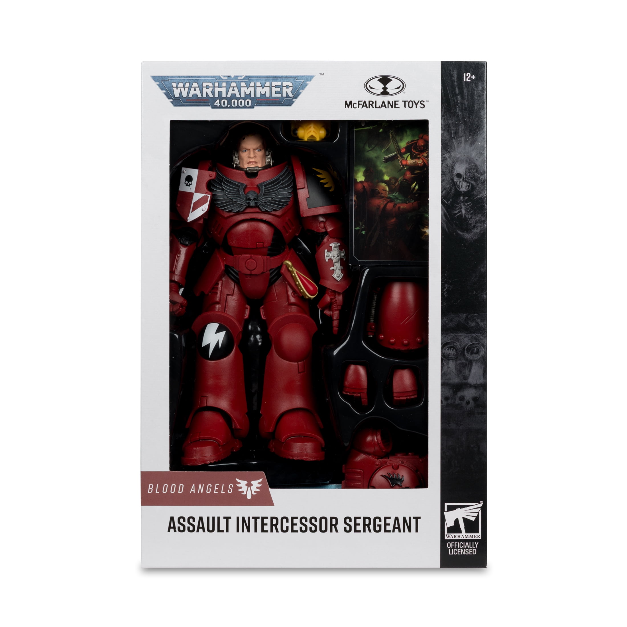 Assault Intercessor Sergeant: Blood Angel (Warhammer 40,000) 7" Figure - McFarlane Toys