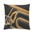 thumbnail image 2 of Ahgly Company Music Trombone Outdoor Throw Pillow, 18 inch by 18 inch, 2 of 6
