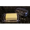 thumbnail image 5 of Handy Housewares Large Double-Wide Clear Acrylic Butter Serving Storage Dish with Lid, 5 of 5