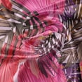 thumbnail image 5 of Ambesonne Botanical Valance Pack of 2, Hawaiian Exotic Orchids, 54"X12", Taupe Raspberry, 5 of 5