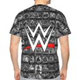 thumbnail image 2 of Mens Wwe 3d Print T-Shirt Crewneck Short Sleeve Tee Shirt, 2 of 7