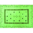 thumbnail image 1 of Ahgly Company Indoor Rectangle Solid Green Modern Area Rugs, 3' x 5', 1 of 1