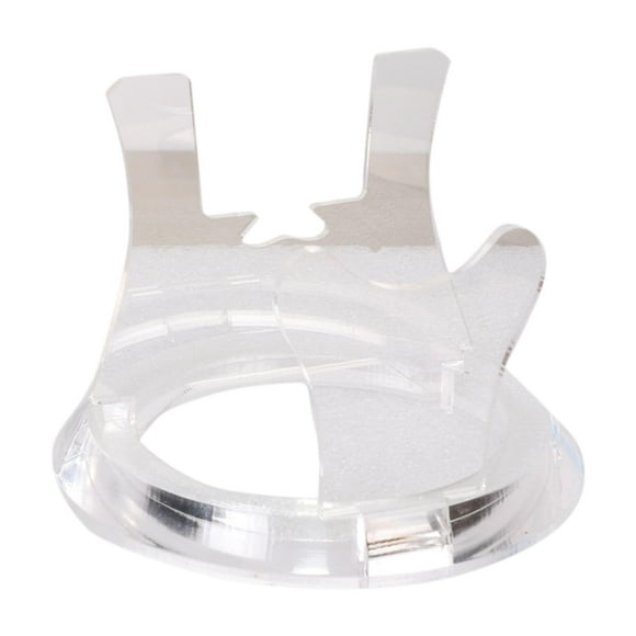 Expositor de carretes de pesca acrílico, resistente a arañazos, organizador, estable para decoración, accesorio de pesca, caballete transparente