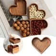 thumbnail image 3 of Bamboo Serving Tray Heart Shaped Cheese Board Charcuterie Board Wood Serving Platters Valentine'S Day Mother Day Kitchen Table Decorations Supplies, 3 of 10