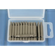 TEMO 25 pc Tri Wing #3 2 Inch (50 mm) Screwdriver Insert Bits