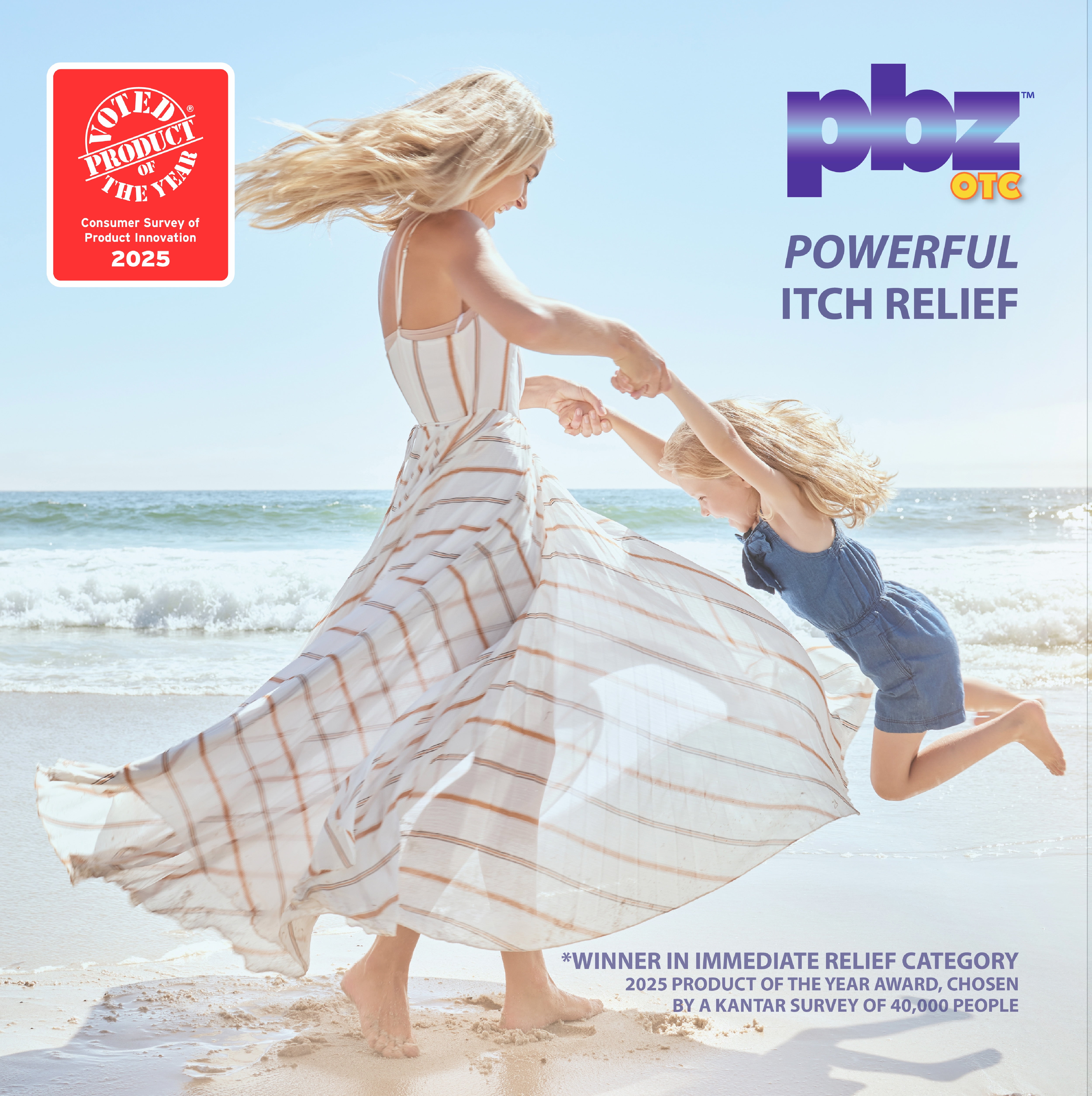 PBZ OTC Itch Relief Cream, Kid Safe, Soothes Insect Bites & Skin Irritations, 1 oz