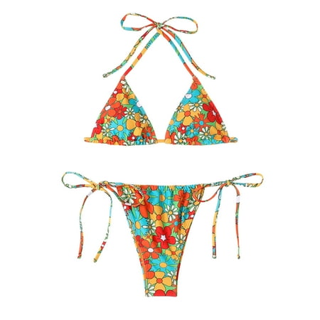 Bikini Set Swimwear Sexy Bikini Swimsuit Women Swimwear Push Up Bikini Set Thong Brazilian Bathing Suit Beach Wear Sexy One Piece Swimsuit for Women(Size:XS)