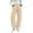 Orange, variant on hoksml Women's Striped Wide Leg Pants Button Front High Waisted Straight Trousers with Pockets for Casual Daily Wear