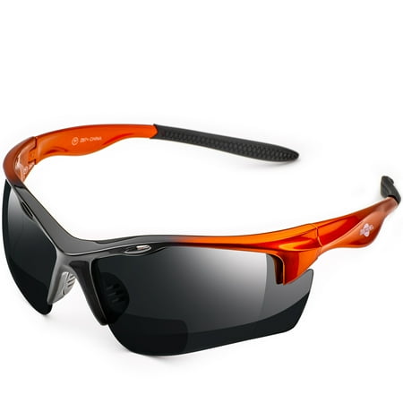 

ToolFreak Rebel Bifocal Safety Glasses Tinted Lens 1.5 Impact and U6 UV Rated to ANSI z87.1-2015 with Case Cloth Pouch and Neck Cord