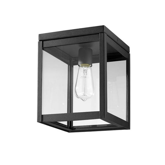 CFC Lighting Simple Square Ceiling Outdoor  in Black
