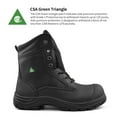 thumbnail image 2 of Tiger Safety CSA Men's Work Boots Steel Toe Waterproof Leather 7888, 2 of 7