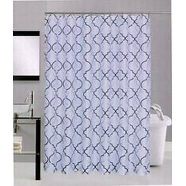 Fashion Palace Shower Curtain Aqua, Max Studio Shower Curtain Blue