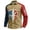 Khaki, variant on Mens 250th Anniversary USA Shirt Button Down 4th of July Shirts Long Sleeve Patriotic American Flag Tops