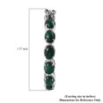 thumbnail image 5 of Shop LC Green Malachite Hoop Earrings for Women Platinam Plated Genuine Gemstone Jewelry Stainless Steel Birthday Gifts for Women for Her Ct 9.65 ( Oval 6x4 MM ), 5 of 7