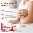 thumbnail image 3 of Ever Ready First Aid 70% Isopropyl Rubbing Alcohol Prep Pads 2-Ply Antiseptic Alcohol Wipes, 200 Count, 3 of 7