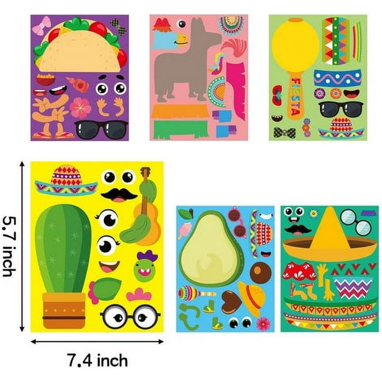  36Pcs Stitch Christmas Make Your Own Toys Stickers