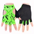 thumbnail image 2 of BOODUN-guantes deportivos de medio dedo para mujer, mancuernas antideslizantes, equipo profesional de escalada al aire libre, camping, fitness, Rosa Fivean Guantes deportivos, 2 of 2