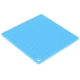 thumbnail image 1 of Insulation Mat, Kitchen Supplies Placemat 17x17cm Anti-Scalding Environmentally Friendly Easy To   For Kitchen Blue, 1 of 8