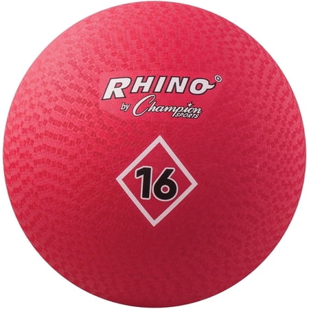 Champion Sports Playground Ball (Red  16-Inch)  Model:PG16RD price history on PriceWatchPro