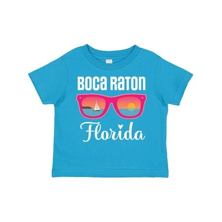 

Inktastic Boca Raton Florida Vacation Gift Toddler Toddler Girl T-Shirt