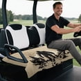 thumbnail image 5 of XYZCANDO Wilderness Bear 2-Seat Golf Cart Seat Cover with 4 Pockets, Non-Slip Washable Terry Cloth Universal Fit Outdoor Golf Accessory, 5 of 8