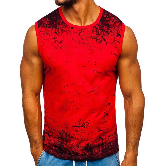 Mens Slim Fit Fitness Tank Top Casual Solid Sleeveless Shirts Athletic Muscle Tee Performance Workout Sleeveless Shirts