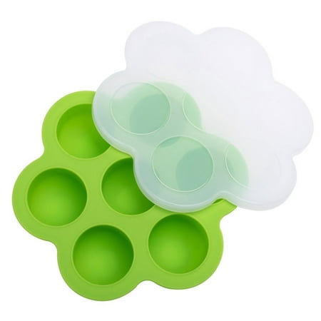 SHOPFIVE Baby Food Container Silicone Infant Flower Lattice Fruit Breast Milk Storage Box Free Baby Food Supplement