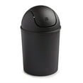 thumbnail image 2 of Umbra Silver 1.5 gallon Mini Swing Lid Waste Can, 2 of 10