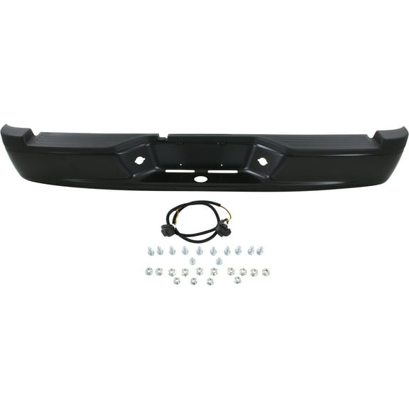 Step Bumper Compatible with DODGE DAKOTA 2005-2011 ASSEMBLY Painted Black Steel All Cab Types