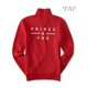 thumbnail image 2 of Aeropostale Womens Logo 1/4 Zip Sudadera, Rojo, Grande, 2 of 2