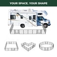 thumbnail image 4 of FXW Instant Dog Playpen, Portable Pet Fence for Outdoor, RV Trips, and Camping, 32inch, 16 Panels for Small and Medium Dogs│Patented, 4 of 6
