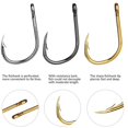 thumbnail image 3 of THKFISH Fishing Hooks Freshwater Fishing Tackle High Carbon Steel Fishing Hooks with Plastic Box 10Sizes 500Pcs, 3 of 6
