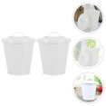 thumbnail image 3 of Shisuyan 2pcs Small Trash Can Desktop Garbage Bin Multipurpose Storage Buckets Garbage Containers, 3 of 8