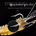 thumbnail image 5 of YQBUY 8pcs Soft Fishing Luminous Shrimp Lure with Hook Swivel Beads Artificial Silicone Glow Fishing Bait Rig Fishing Tackle for Freshwater Saltwater Bass, 5 of 7