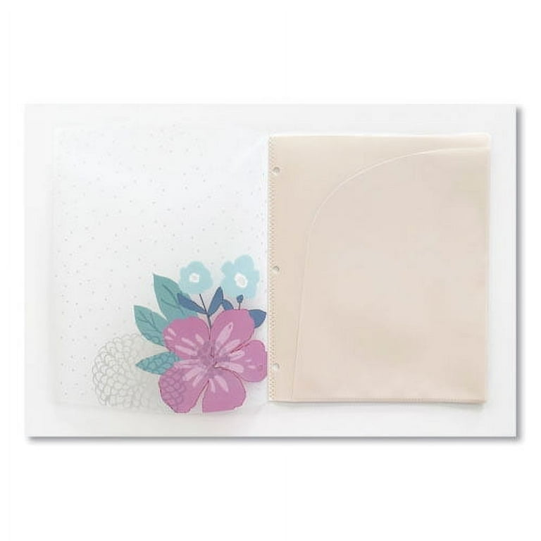 Panache Glossy 3-Hole Punched 6-Pocket Folder, 11 x 8.5, Assorted Panache Glossy 3-Hole Punched 6-Pocket Folder, 11 x 8.5, Assorted