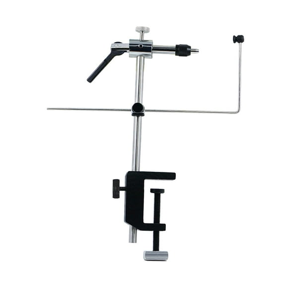 Fly Tying Vise Fly Vise Universal Multiple Adjustments Professional with Long Handle Rotatable for Teasers and Jigs Fly Tying Tools Rotary