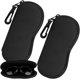 thumbnail image 1 of 2pzs Estuche para Lentes de Sol,Funda para Lentes con Hebilla Y Cremallera Lisa,Funda para Gafas,Material de Neopreno Ultraligero,Portátil Y Resistente a Caídas (Negro Negro), 1 of 7