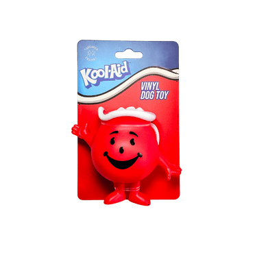 KoolAid Vinyl Dog Chew Toy with Squeaker