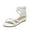 WHITE, variant on Girls Sandals Wedge Flatform Open Toe Gladiator Strappy Platform Low Heels Sandals Summer Shoes with Zipper