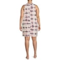 thumbnail image 3 of Terra & Sky Women's Plus Size Swing Tank Dress, 3 of 5