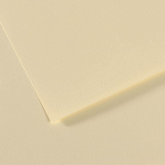 Canson Mi-Teintes Drawing Papers - 8-1/2" x 11", Pale Yellow, 25 Sheets