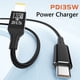 thumbnail image 5 of Cable cargador tipo C a cuadrado PD135W 6.75A 20V para Lenovo Legion Y9000P Y9000K, 5 of 7