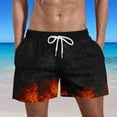thumbnail image 2 of IROINNID Athletic Men's Dry-Fit Sweat Beach Casual Trouser Resistant Active Athletic Performance Shorts, 2 of 5